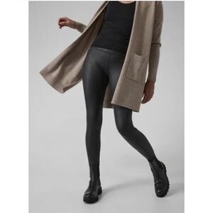 Athleta Delancey Gleam Tight Legging Black Lustre Size Medium